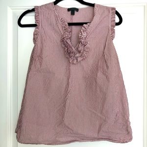 J. Crew Striped Blouse